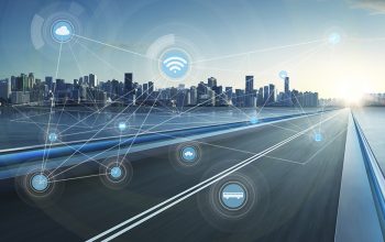smart city and wireless communication network, abstract image visual, internet of things